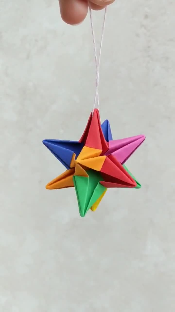 Origami star stock image. Image of ornament, star, recycling - 35203275