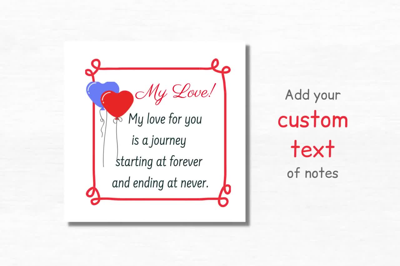 5 Senses Gift Tags 1st Anniversary Gift for Husband Printable Labels Care  Package for Him Life With You Makes Perfect SENSE Love Cards 