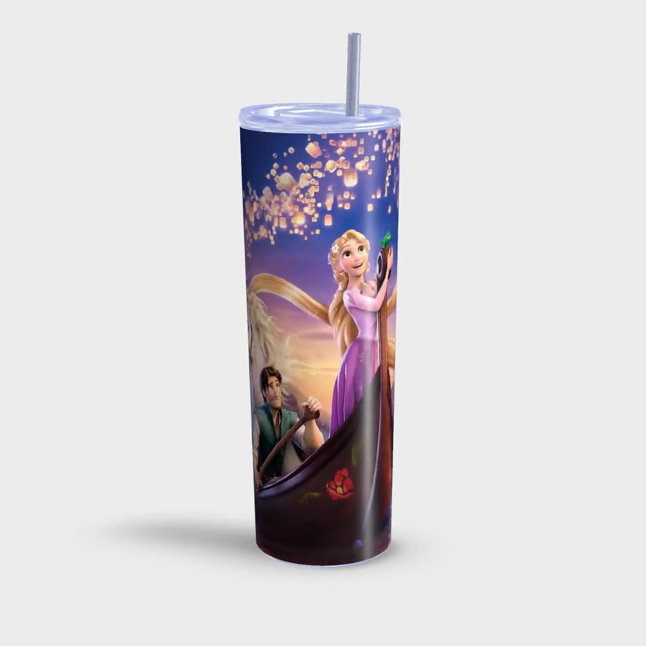 Zak PRYU-0854 Princess Rapunzel 17 oz. DW Tumbler with Straw / BrandsMart USA