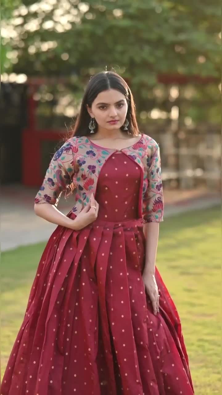 Designer Full Flared Anarkali Gown With Koti, 2 Piece Set, Stitched  Readymade Salwar Kameez Set, Indian Wedding Festival Gown, Anarkali Suit -  Etsy