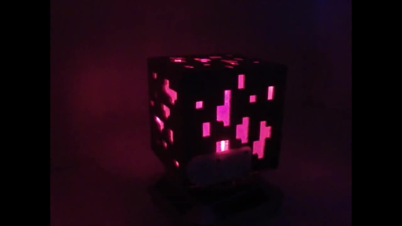 Minecraft Purple Ender Dragon Plug-In Nightlight