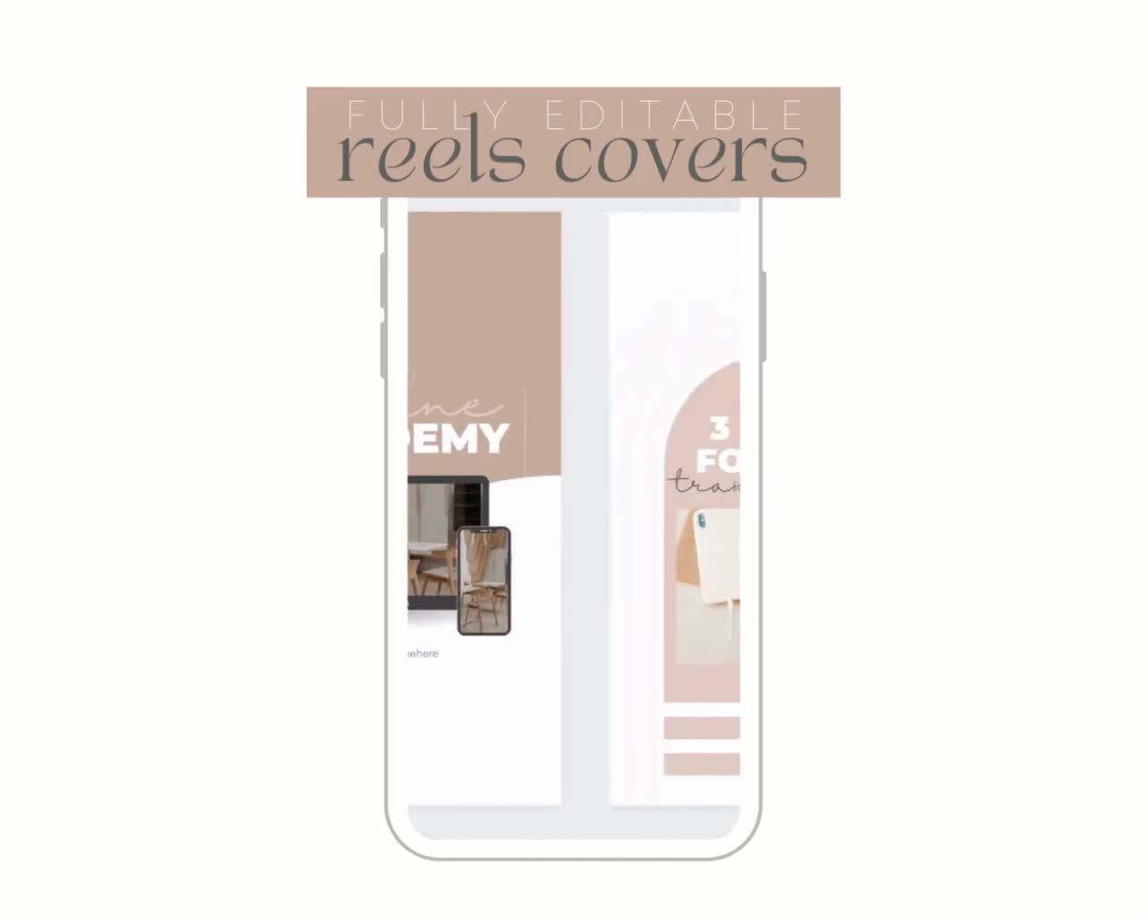 Beige Fashion Clothing Brand Reels Cover Instagram Story Template and Ideas  for Design