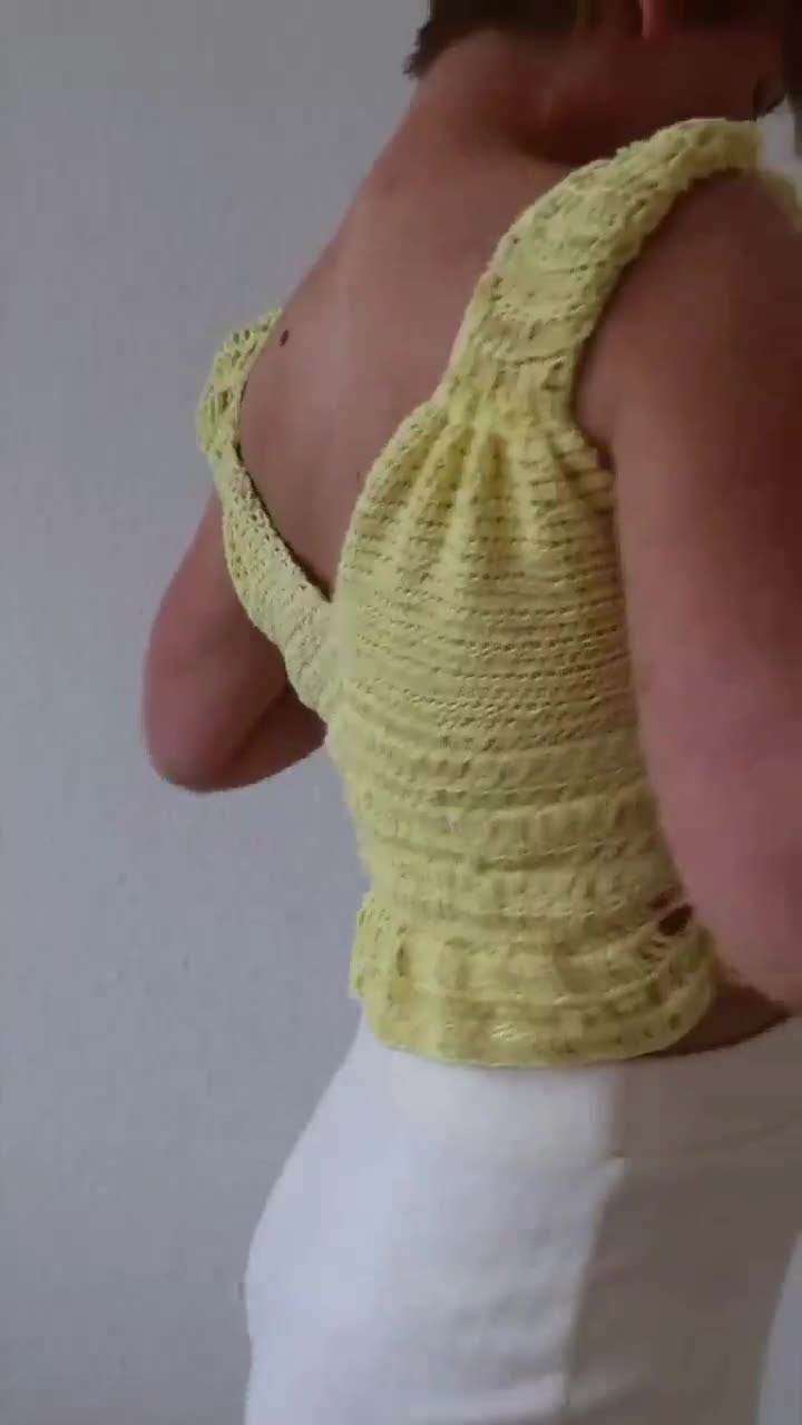 ＜6(ROKU)＞COTTON CROCHET HALTER TOP/トップス 6（ROKU) COTTON CROCHET HALTER TOP/トップス - トップス