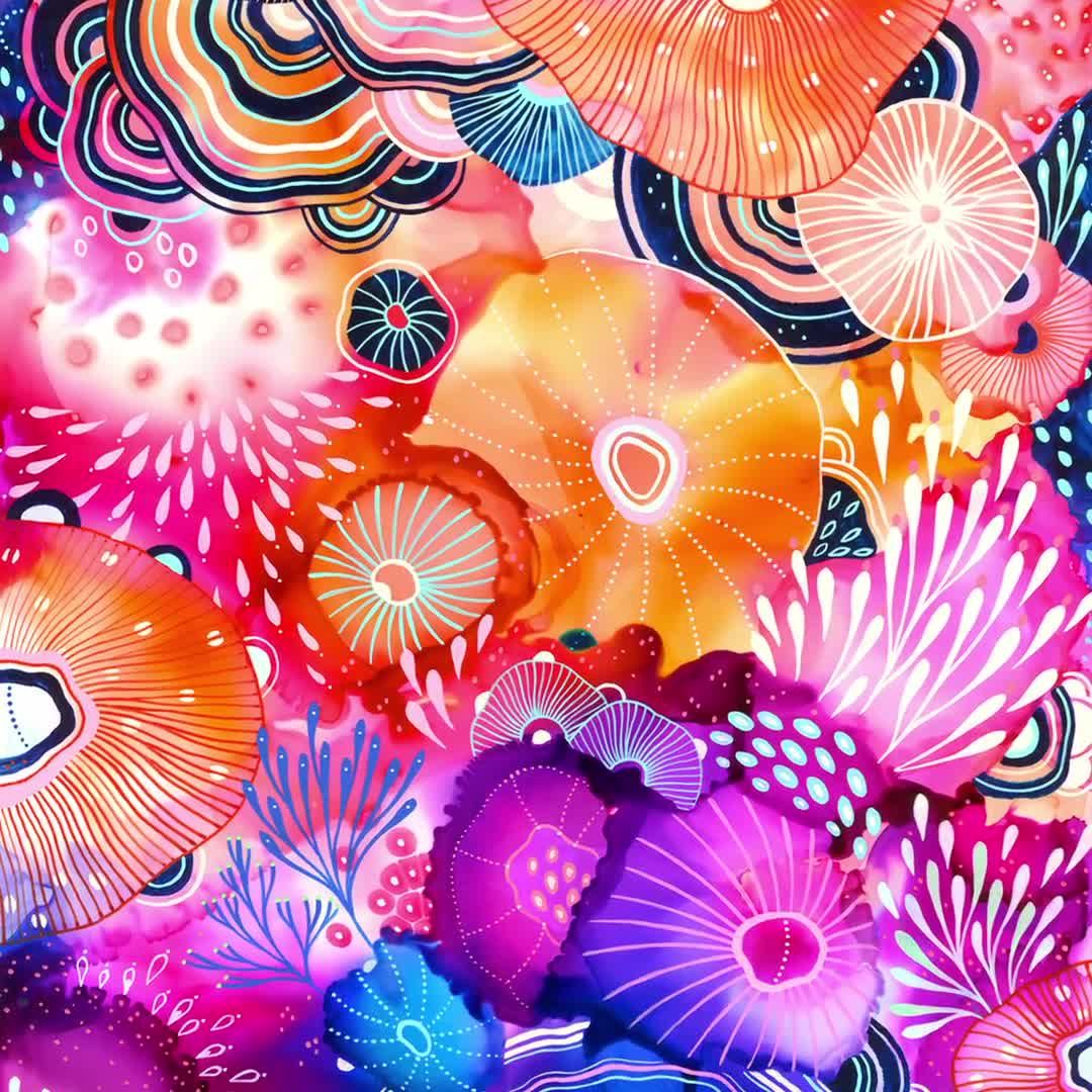 Unesco 1992/ジョアン コルトー/ポスター Art Print - Colorful Abstract Wall Art - Reify by Yellena
