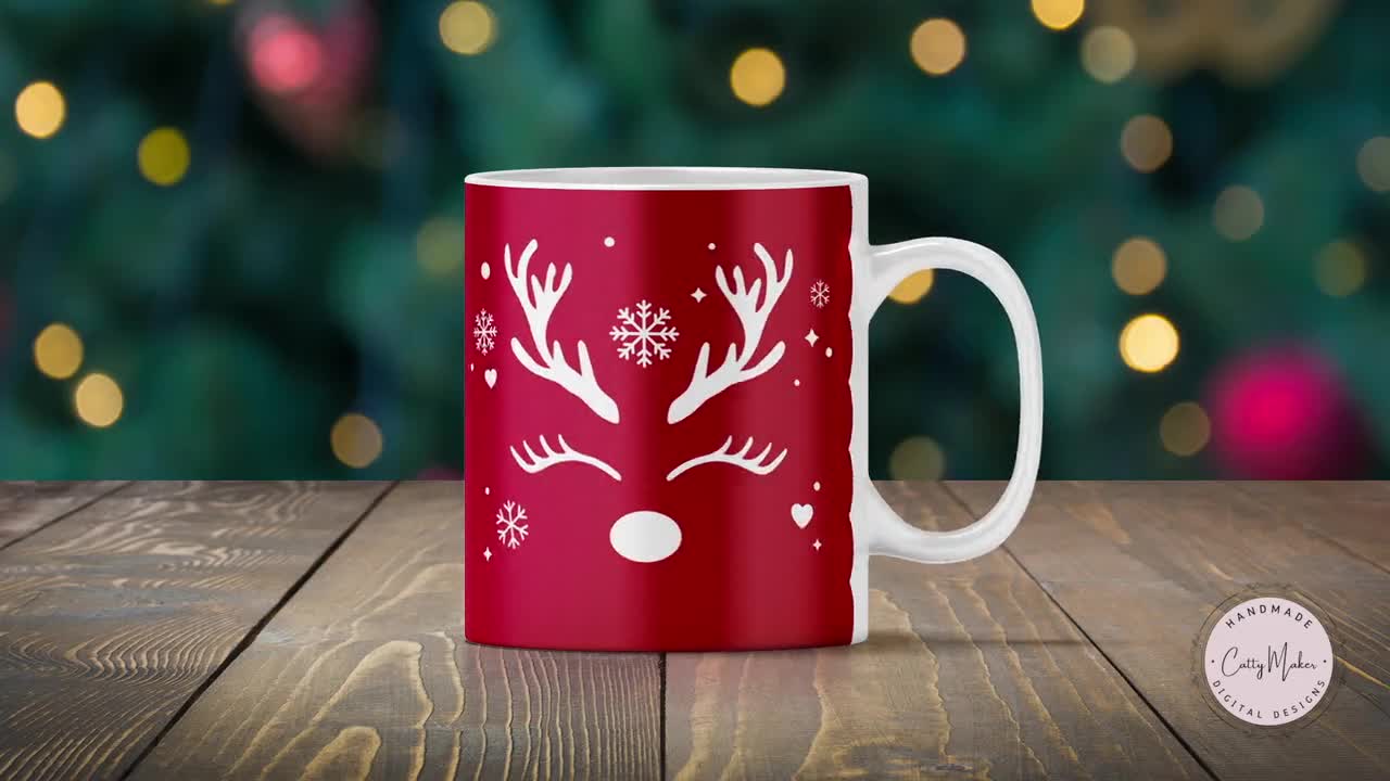Pressa per tazze di Natale, Pressa per tazze natalizie, Design per