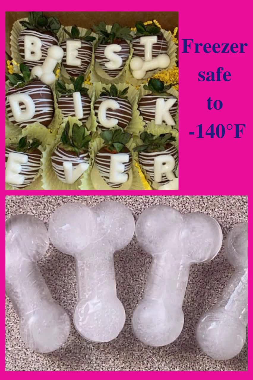 SET OF 2 - 12 Cavity Penis Mold Tray, Penis Ice Cube Tray, Penis Chocolate  Mold, Hen Party Mold, Bachlorette Party Supplies