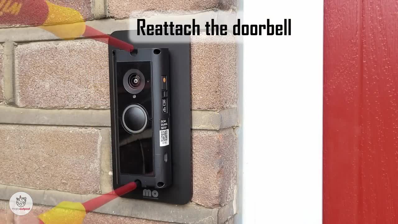 Installing ring doorbell pro on clearance uneven surface