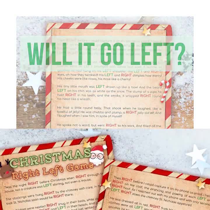 CHRISTMAS DICE GIFT EXCHANGE GAME - Lock Paper Escape