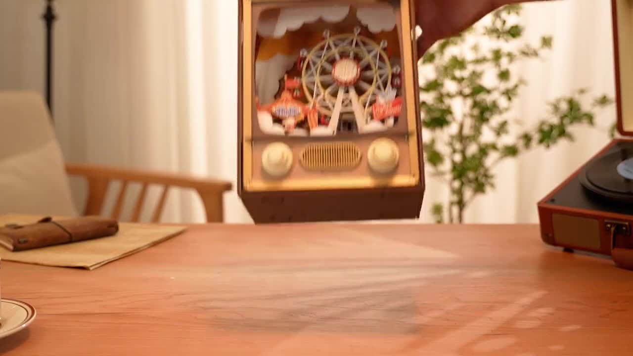 RoboTime 3D-Holzpuzzle Karneval Bei Sonnenuntergang