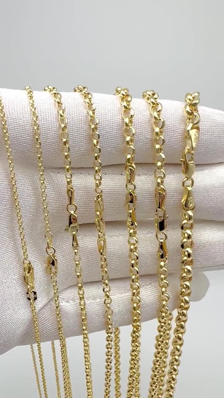 14k アンティーク　ロロチェーン　45cm 14k アンティーク ロロチェーン 45cm