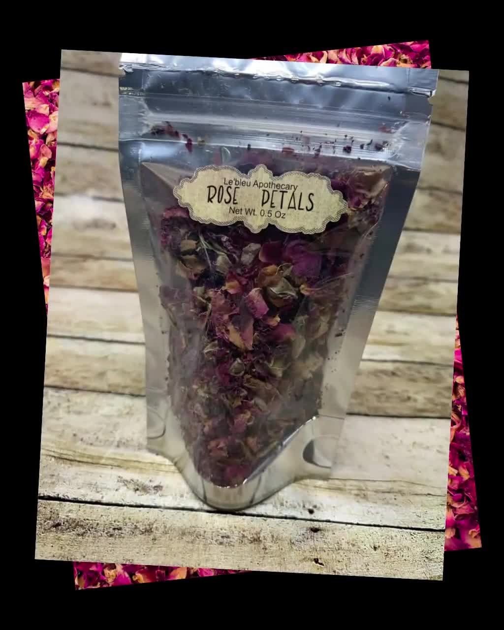 Organic Dried Rose Petals Dried Natural Rose Organic Petals Healthy Edible Rose  Petals 