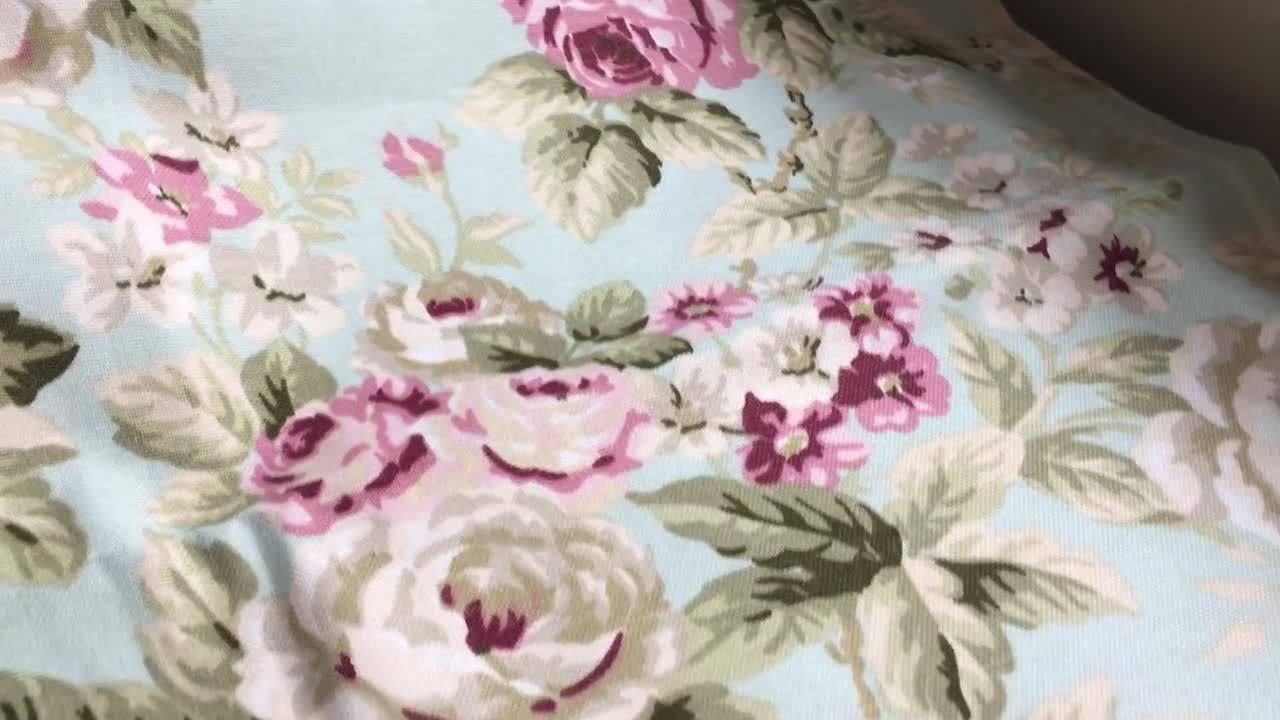 Amazon Meterware Wholesale Rosenstoff Rosa Rosen Polsterstoff