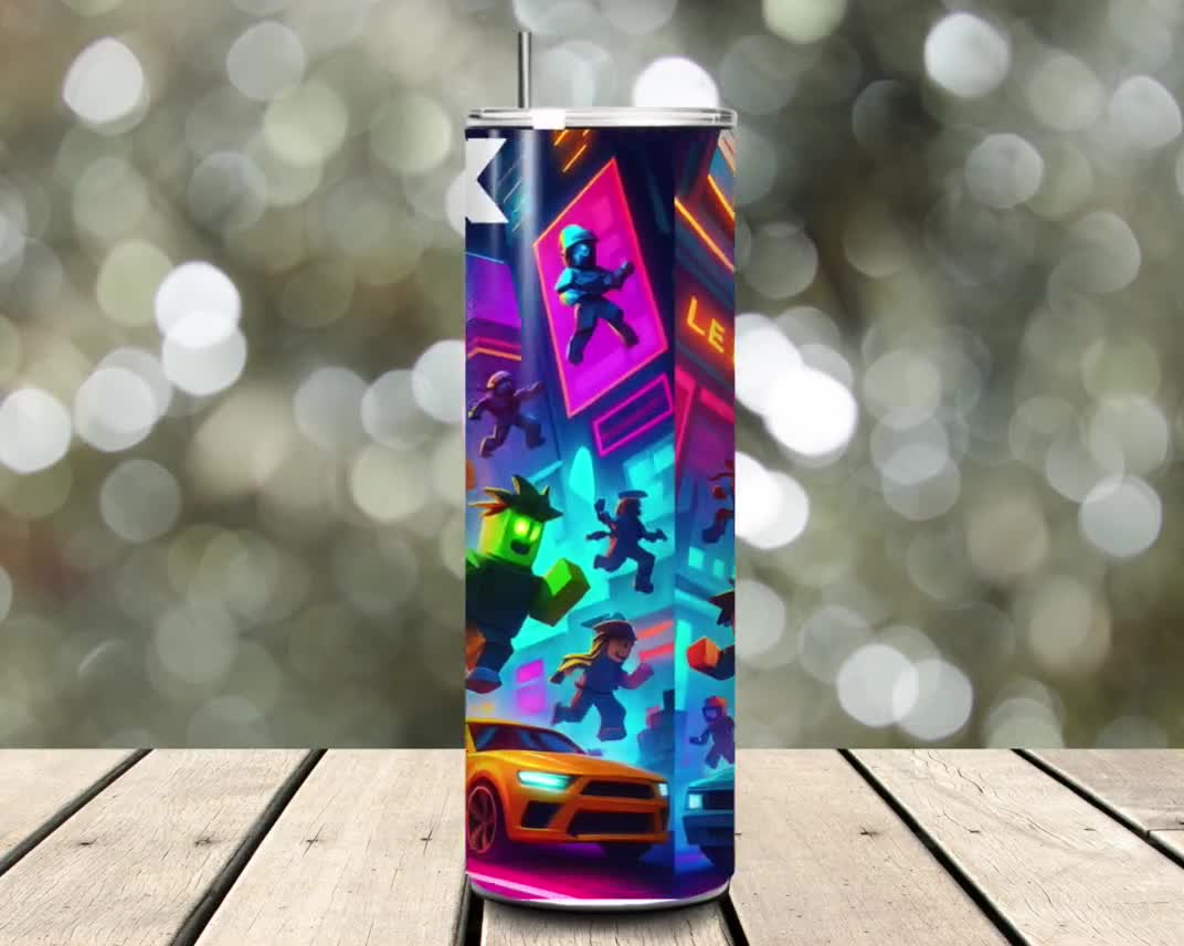 Roblox Tumbler - Gaming Tumbler - Roblox - Roblox Fan - Roblox Water Bottle - Roblox Christmas Gifts video poster