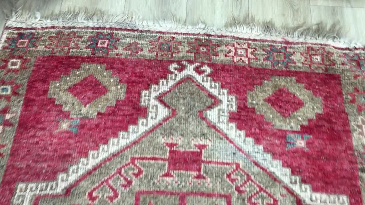 60×104 \"zig-zag” ViNTAGE TURKiSH RUG il_fullxfull.3448143233_nszk.jpg