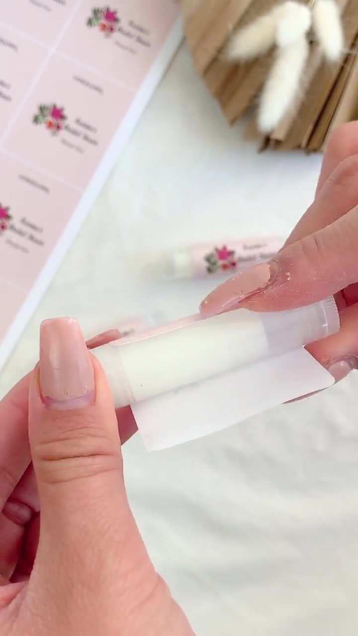 Rustic Bridal Shower Favors Unique Wedding Favors Lip Balm 