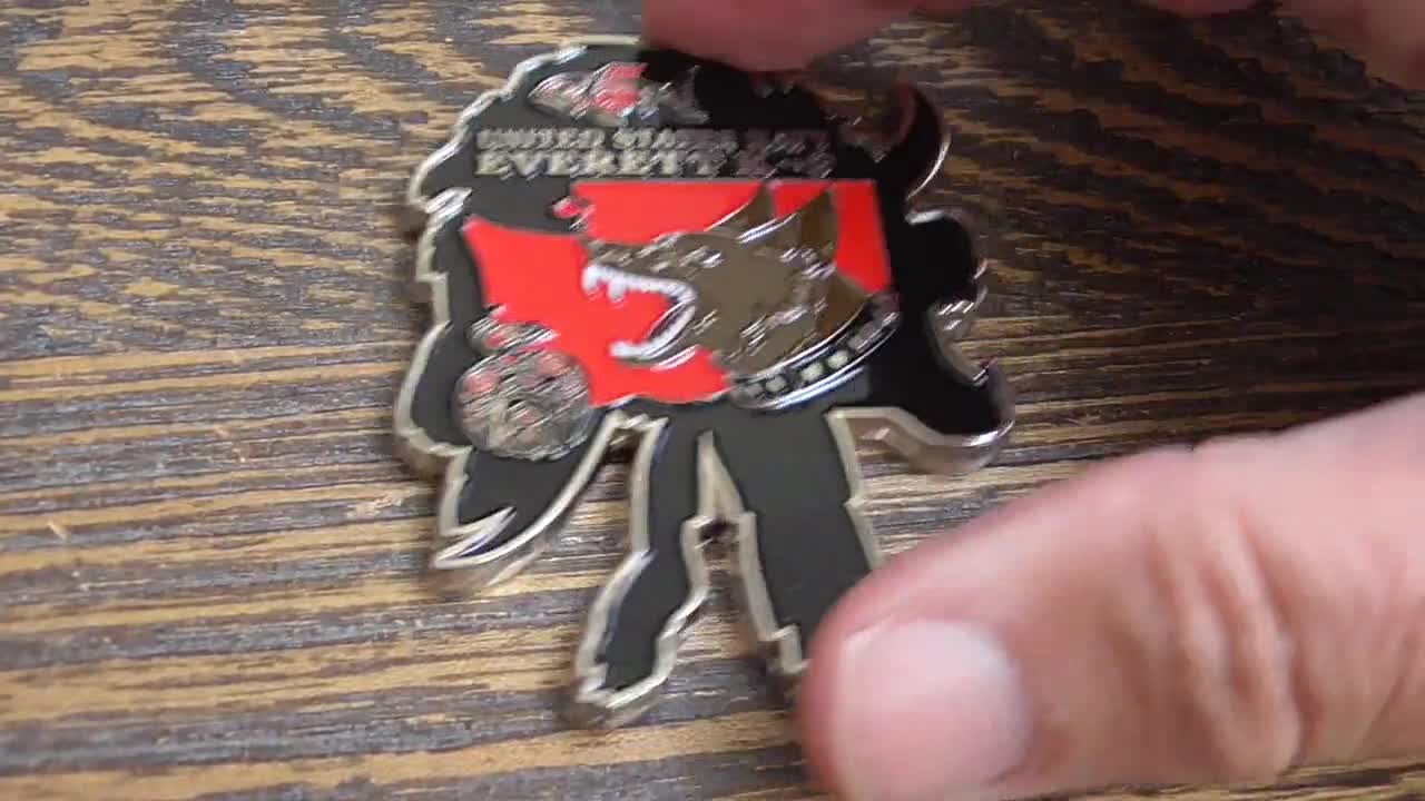 USN Naval Station Everett Washington K-9 Challenge Coin - Etsy