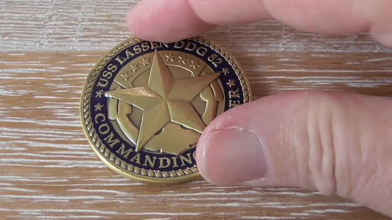 United States Navy USS Lassen DDG 82 Commanding Officer Challenge