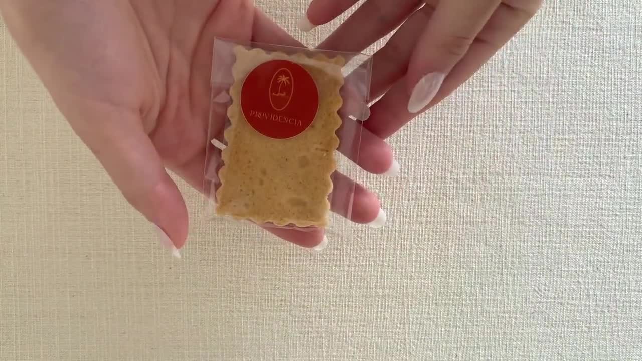 100 sachets à biscuits sablés 11 x 11 cm