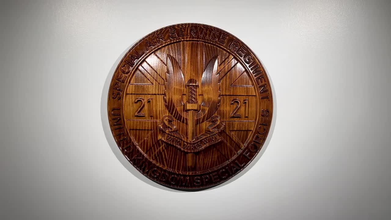 特殊空挺部隊21（SAS）エンブレム CNC ミリタリー プラーク - Etsy 日本