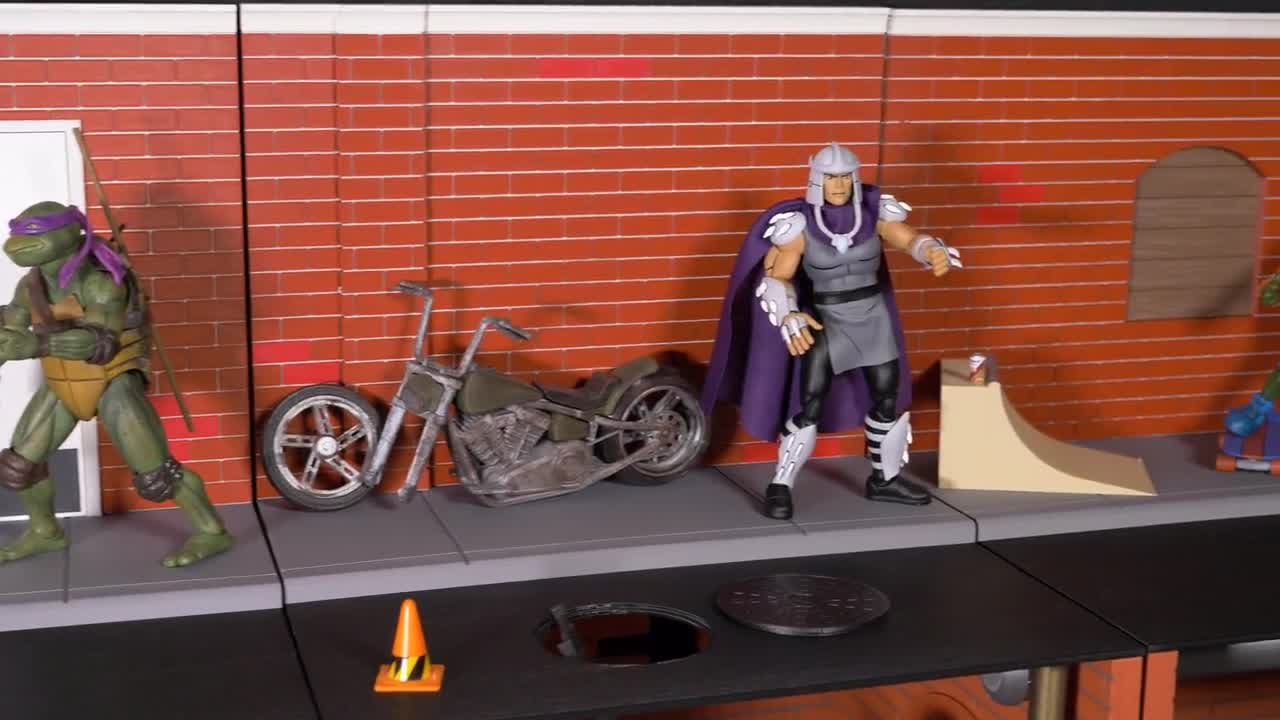 モジュラー式都市街路＆都市下水道ジオラマ - 1/12スケールアクション