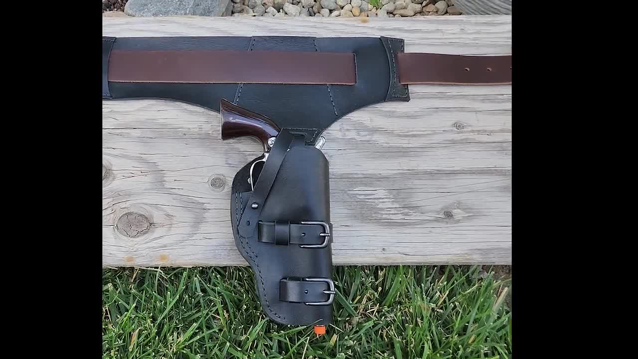 Revolver Holster Cuir, Étui en Cuir pour Armes de Poing Dissimulées