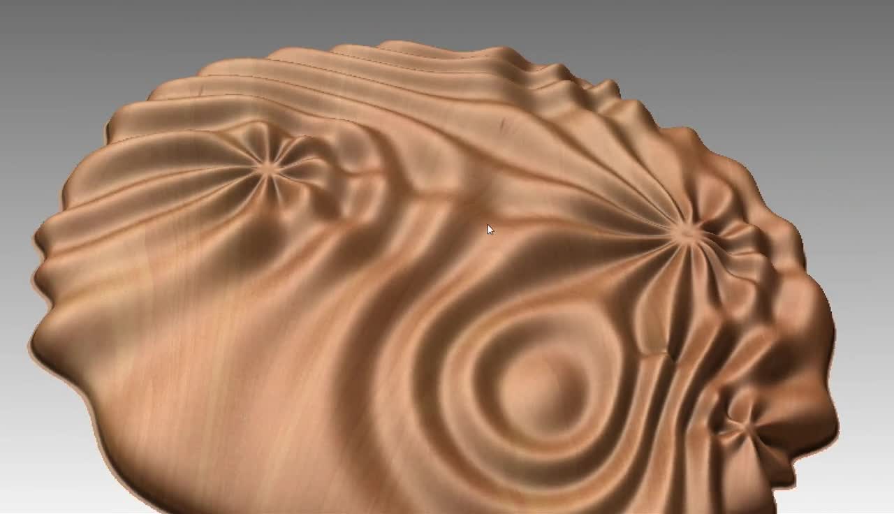 Wavy Surface Sculpture CNC 3D Model SG3487 - Etsy Canada