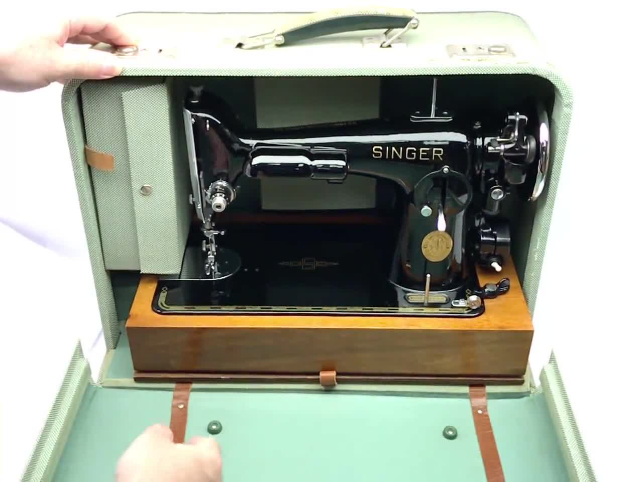 VTG German SINGER Sewing Machine Base Case for 15 66 201 201-2 316 319 206  191