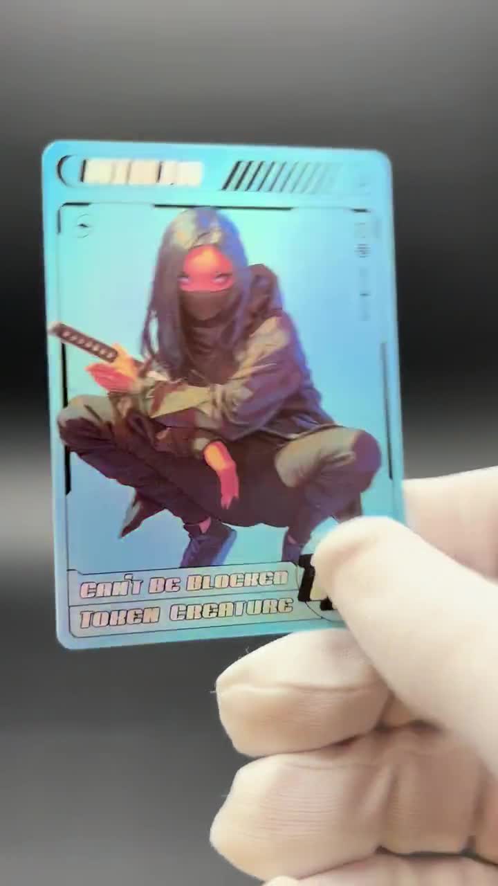 2x Ninja Foil Tokens for MTG - Street Clans by Alfie SK31F - Etsy UK