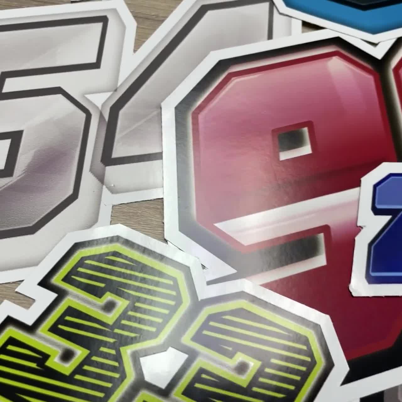 Racing Number Stickers 1 Pc Custom DIY Motorcycle for Aprilia