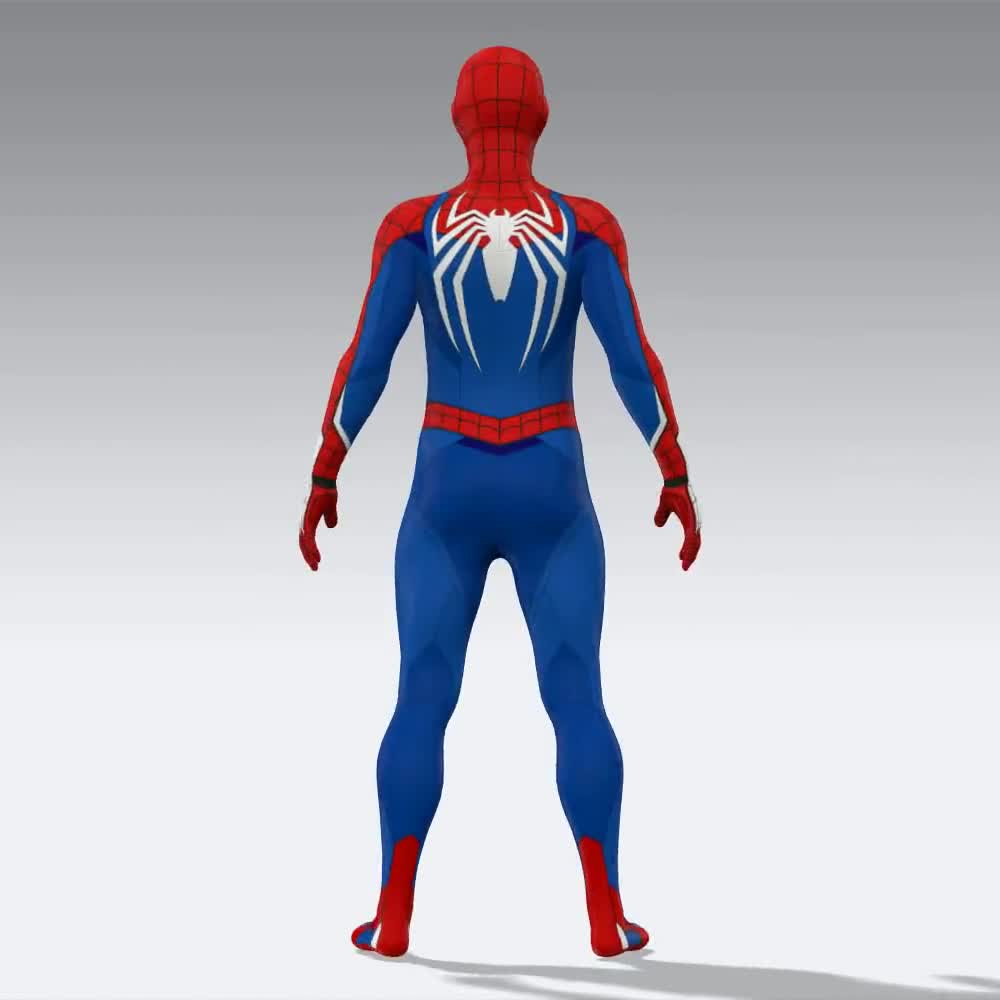 スパイダーマン 縫製パターン アドバンススーツ 2.0 コスプレ ボディ