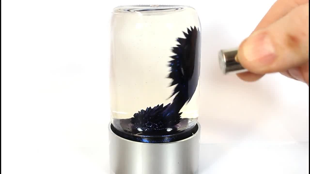 SPIKE Ferrofluid Magnetic Display in Black, Red, Blue or Gold