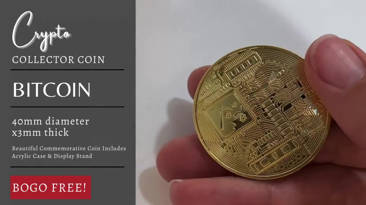 Collector Coins Set Bitcoin Commemorative Coin Set - Gold, Silver & Bronze  Plated Collectible Coins In Display Cases Metal Bitcoin Coins