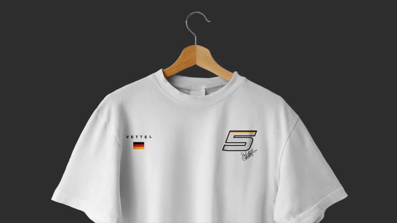 Sebastian Vettel Formula Racing T-shirt F1