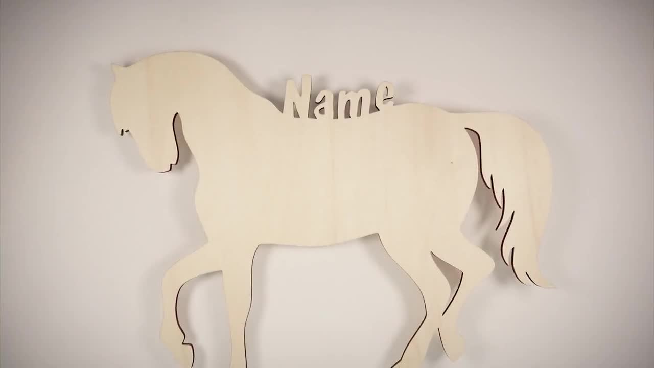 Luce Notturna A Forma Di Cavallo Personalizzata: Perfetta Per La Cameretta Dei Bambini - Foto 11