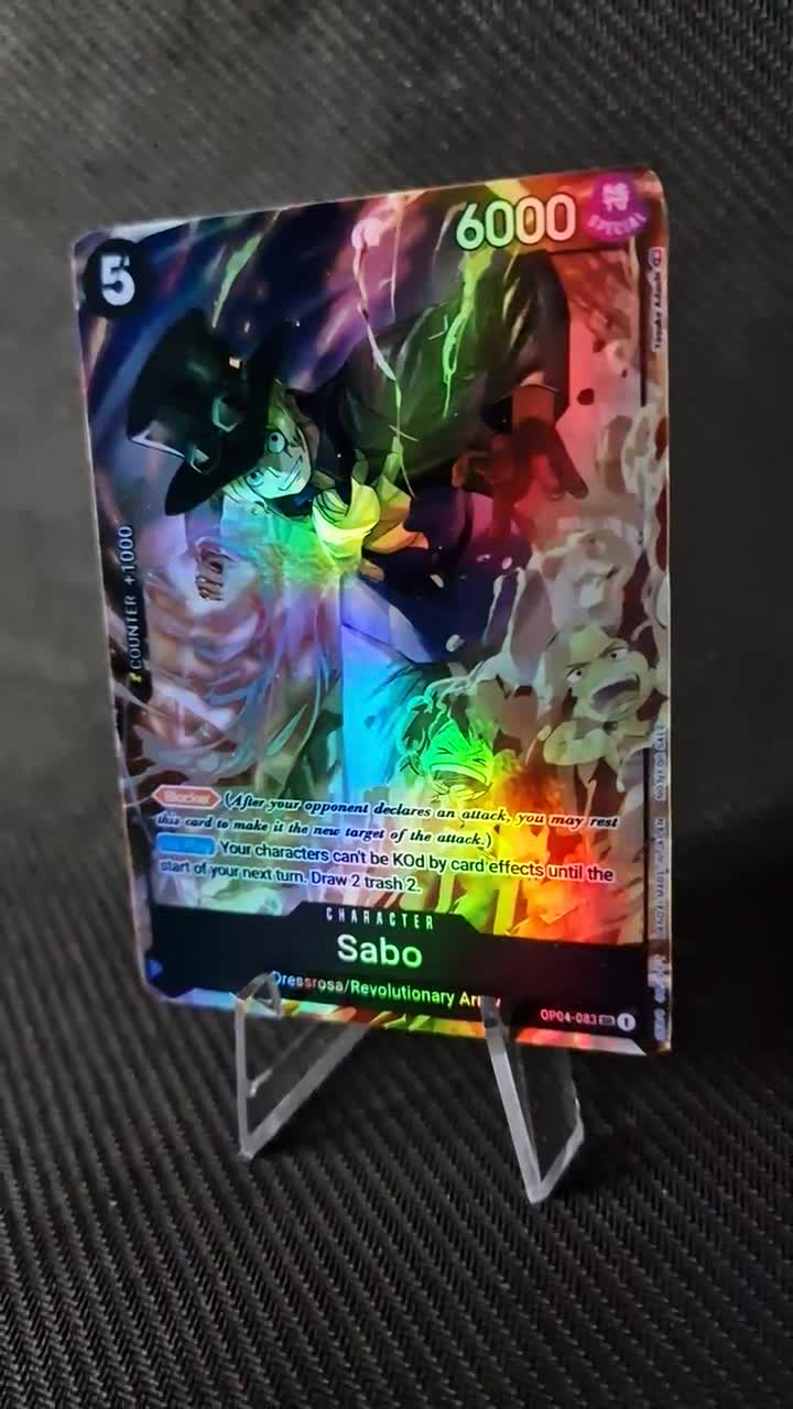 One Piece Proxy Card Holo - Sabo OP04-083 Character Sealed Battle