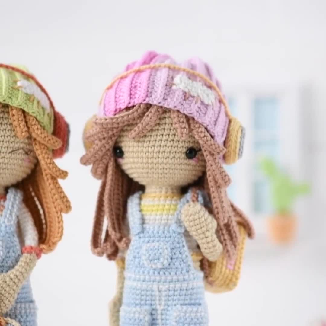 Doll Crochet Pattern for Friendy Melanie Ballerina Amigurumi Doll Patt –  AradiyaToys