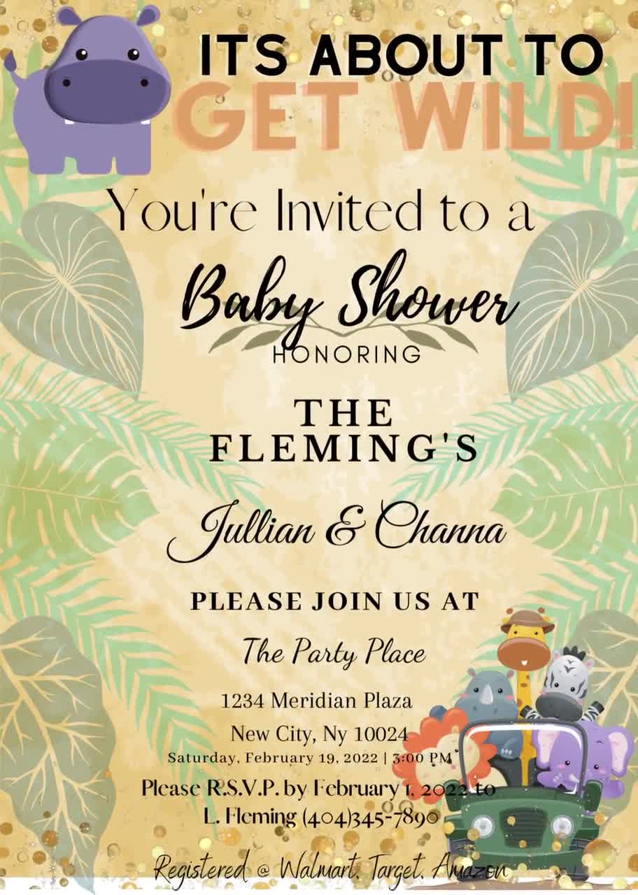 Peter Rabbit Baby Shower Invitation Boy Baby Shower Invitation