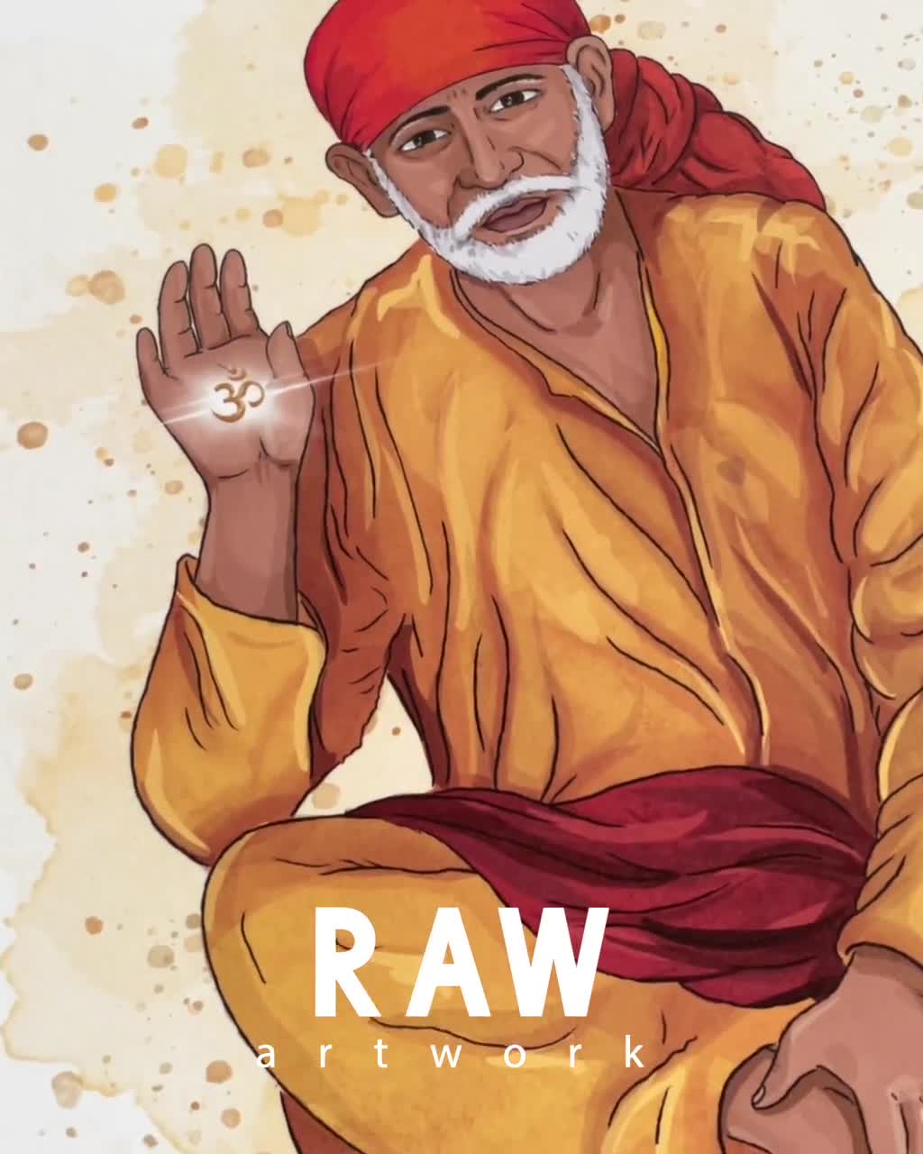 Sketch of Kaliyug Indian God Shirdi Sai Baba Outline Editable Illustration  Stock Vector - Illustration of outline, hinduism: 221381916