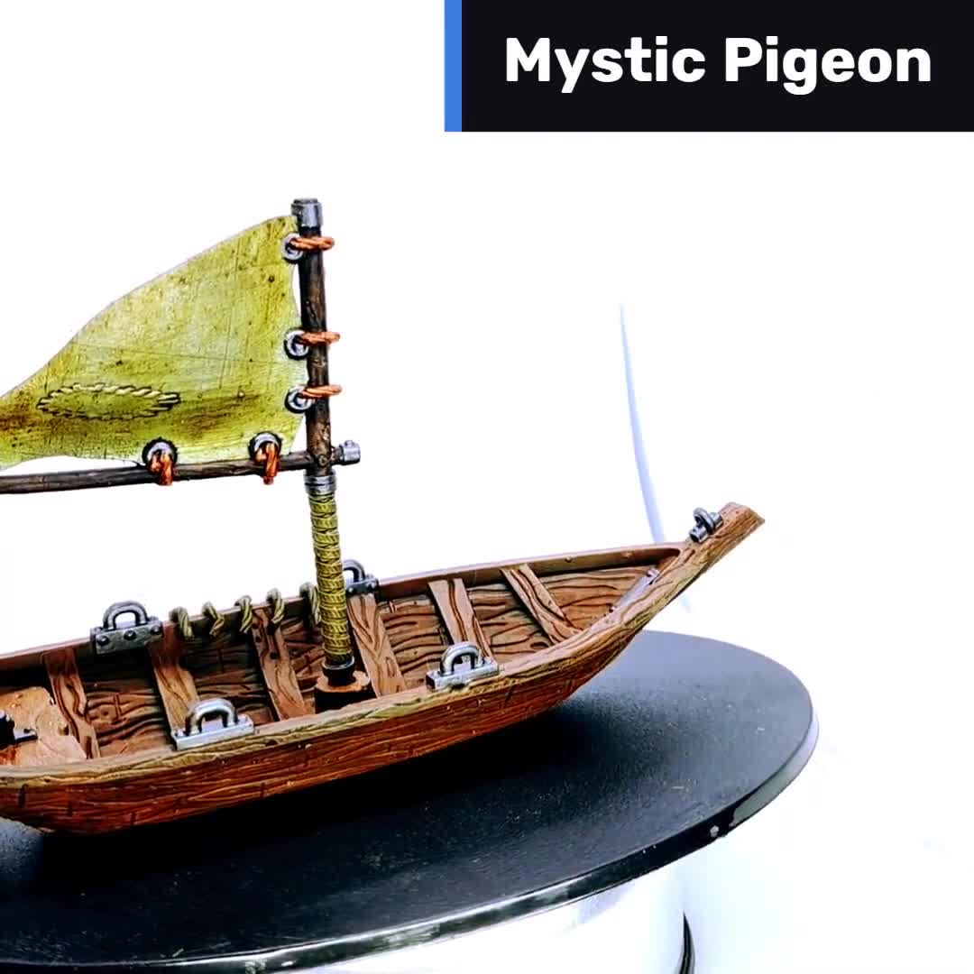 Fishing Boat With Sail 32mm Ancrabourg 3D Printed Tabletop Miniatures and  Props Dungeons and Dragons Dnd, D&D, Pathfinder, Fantasy Gaming 