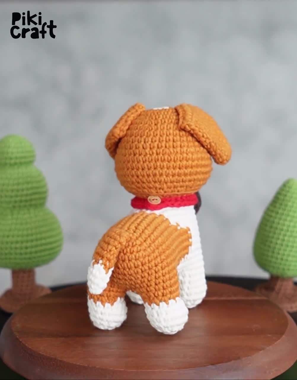 セントバーナード犬の編みぐるみ編み図（PDF） - Etsy 日本
