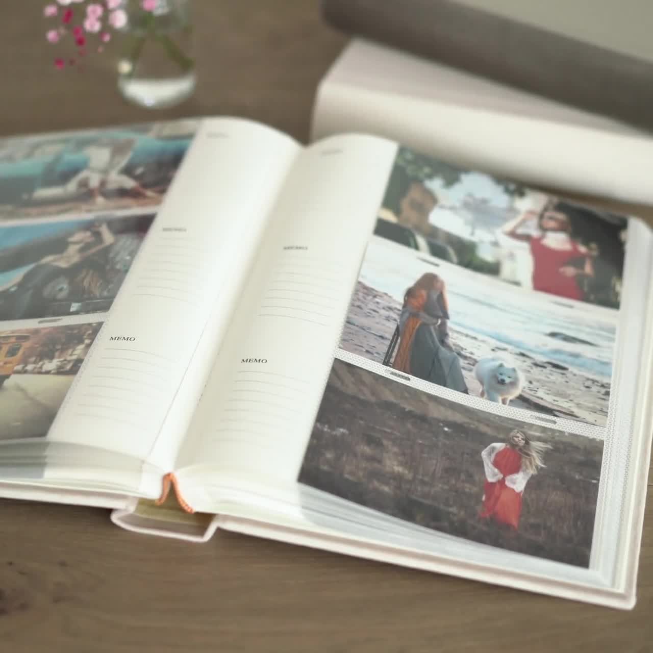 Photo Album With Sleeves for 40-400 4x6 or 5x7 Photos, Slip in Photo Album  for 10x15cm or 13x18cm Photos 