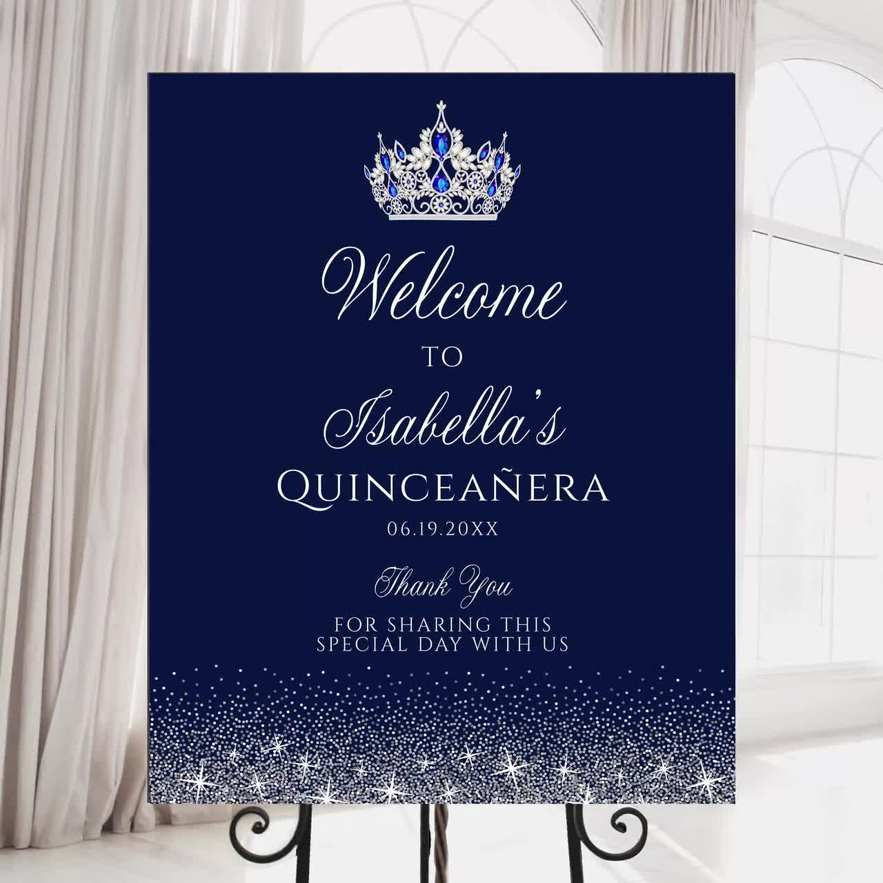 Sparkly Magical Quinceanera Invitation