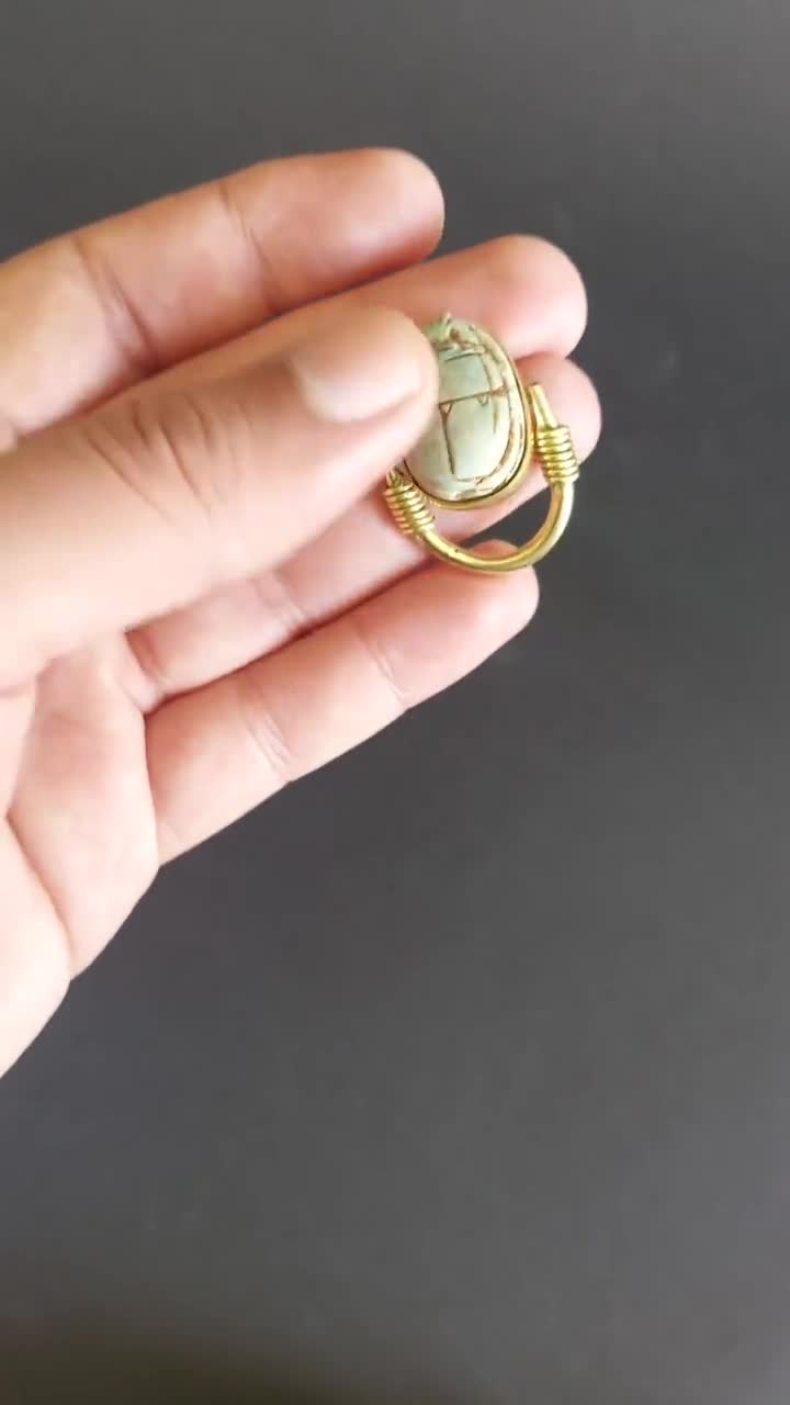 太古のロマン！古代エジプト スカラベリング 指輪 アンティーク オリエント 太古のロマン！古代エジプト スカラベリング 指輪 アンティーク