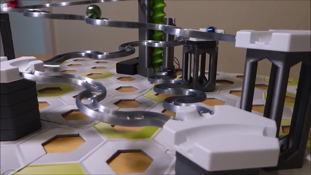 Rieles de serpiente compatibles con Gravitrax; impresión 3D video poster