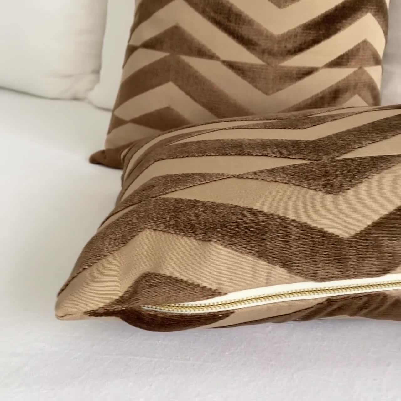 Chevron clearance throw pillows