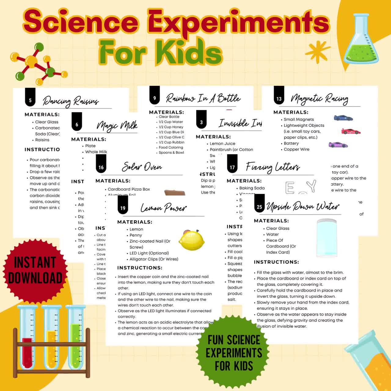 Science Kit for Kids - 21 Experiments Science Set, Uganda