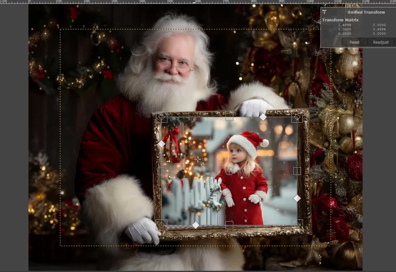 アンティーク調　サンタクロース　フォトフレーム フォトフレームを持ったサンタ、クリスマスデジタル背景（PNG） - Etsy