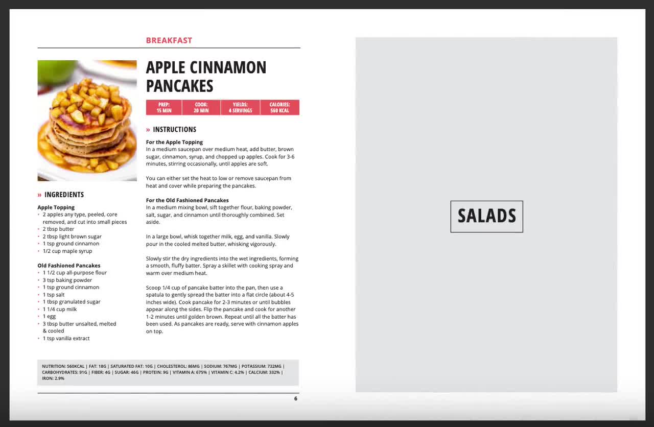 Top 8 Free Cookbook Templates - Word, Google Docs, InDesign to
