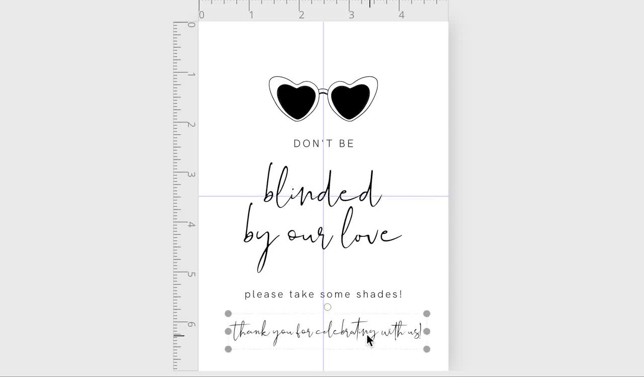 Cards and Gifts Sign  Modern Minimalist Wedding Sign Template – Wild Bloom  Design Studio