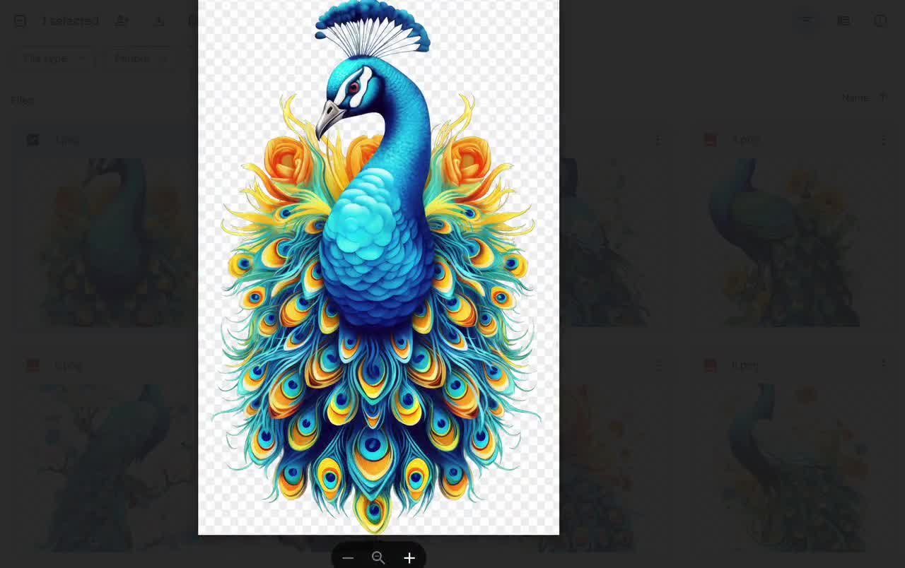 Peacock painting hi-res stock photography and images - Alamy